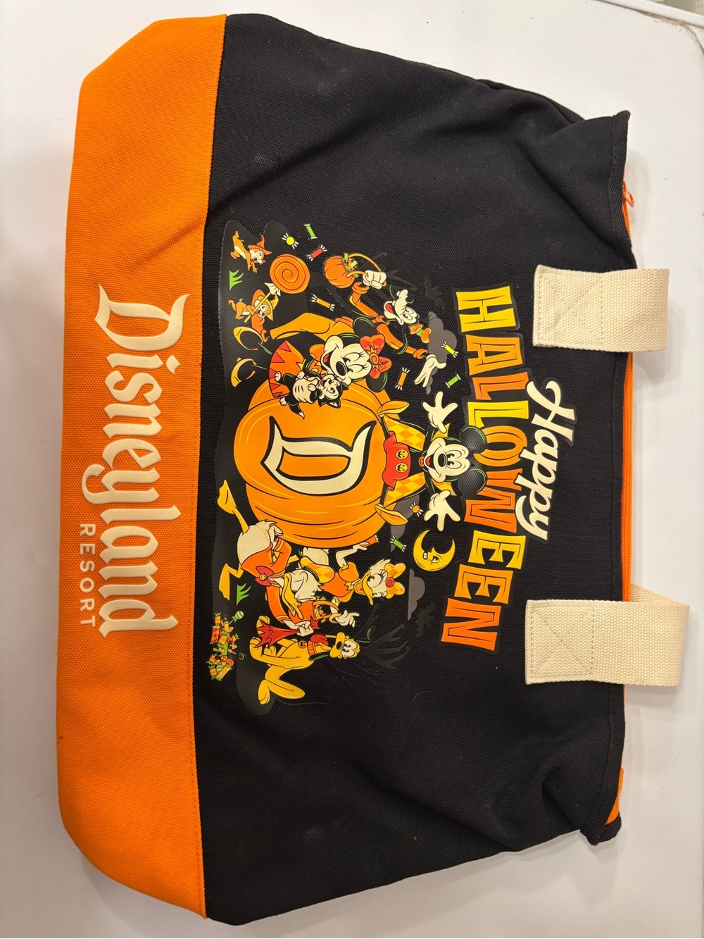 Disney Halloween Tote Bag - Black, Orange & Cream